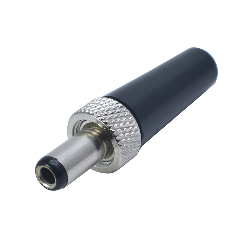 1 pz spina di alimentazione cc 5.5*2.1MM 5.5*2.5MM 5.5x2.1 5.5x2.5 spina di saldatura fai-da-te connettore adattatore Jack spina di ricarica porta di alimentazione con dado