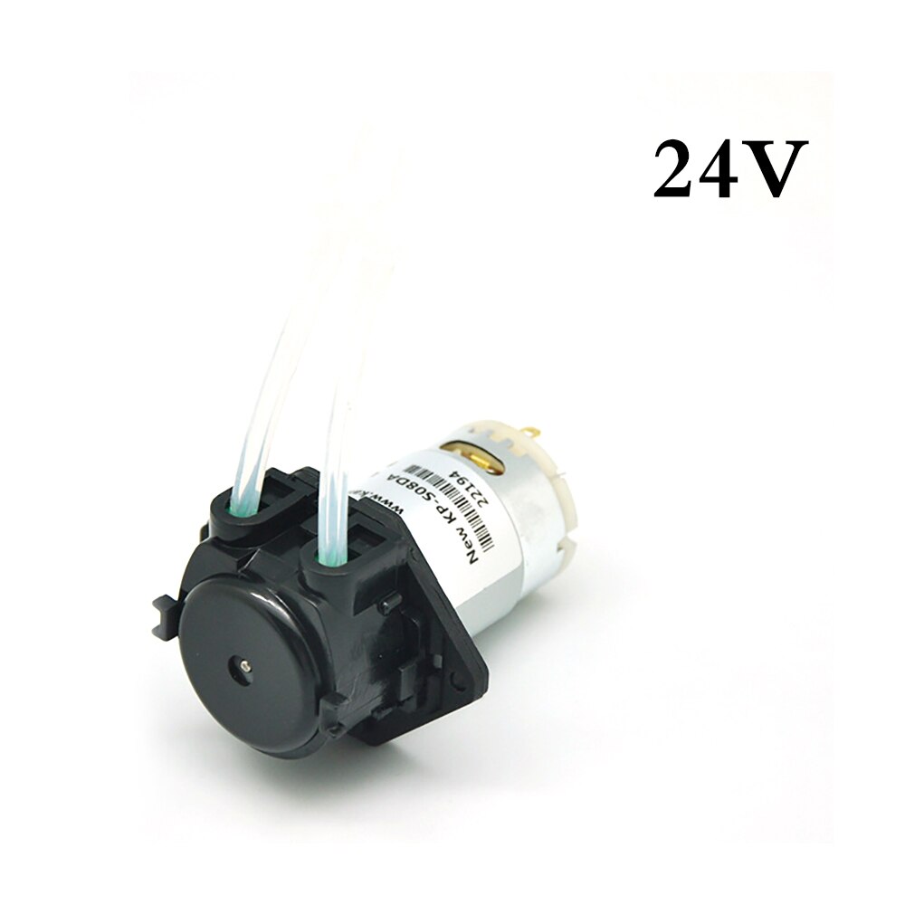 Dosing Pump Peristaltic Pump Dosing Head with Connector for Aquarium Lab Analytic DIY: 24V silicone tube