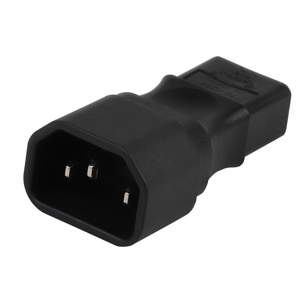 Iec 320 c14 han til kvinde  c9 konverteringsstik, iec 320 c14 3 han pins til iec 320 hun  c9 ac adapter,