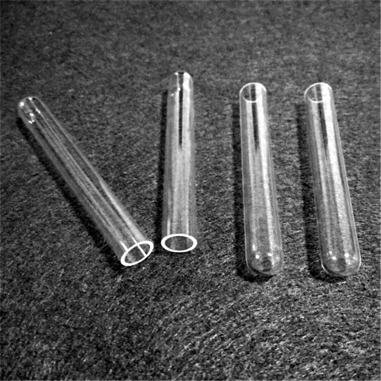 Round bottom clear quartz test tube OD25*T1.5*L200