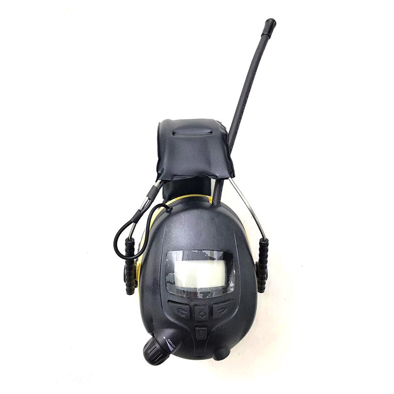 NRR 25dB MP3 AM FM Radio Hearing Protection Ear Muffs Electronic Ear Protector Noise Reduction Safety Earmuffs for Working