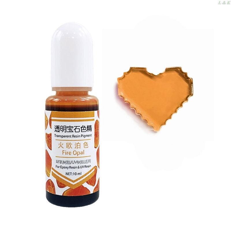 24 couleurs époxy UV résine gemme Pigment résine liquide colorant bricolage résine Art fabrication de bijoux: 8