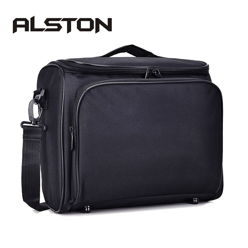 ALSTON Projector Storage Bag Support Most LED Projector Multi-function Black Bagand for M5 T26 Q9 M8S and so on