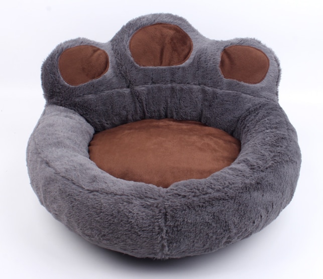 Björntass sällskapshund katt säng hus mjuk varm kennelbo ombonad husdjur sovmatta soffa teddy hundkoja för liten hund valp katt kattunge