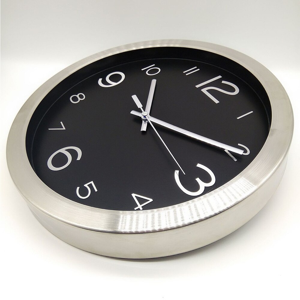 1Pc Electronic Wall Clock Retro Wall Hanging Clock LED Wall Clock for Home Store Without Battery (White)