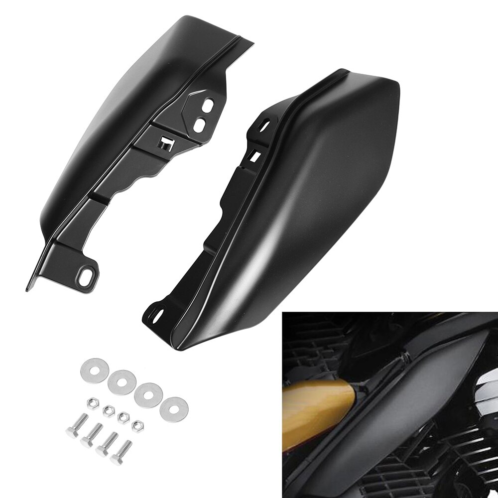Motorfiets Matte Black Mid-Frame Air Hitteschild Deflectors Fit Voor Harley Touring Electra Street Glide Road King Cvo