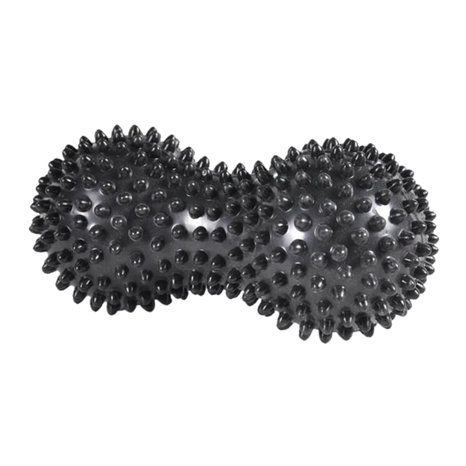 Pinda Vormige Spiky Massage Roller Pvc Voetmassage Bal Set Voor Fasciitis Plantaris: Black
