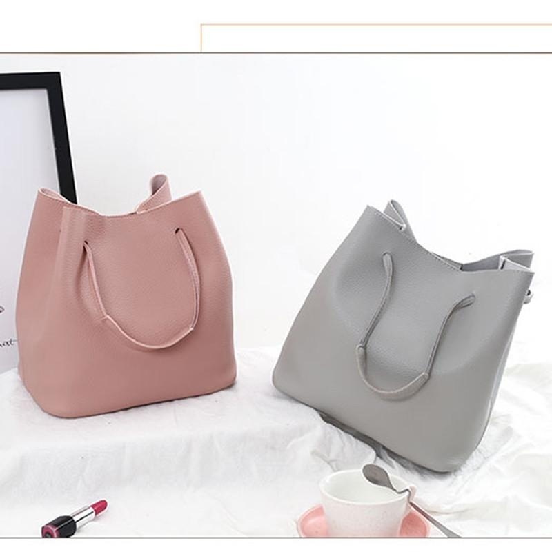 4Pcs Women Handbag Brand Shoulder Bags Wallet Casual Waterproof Tote Bags Crossbody Wallet Bags Large Capacity