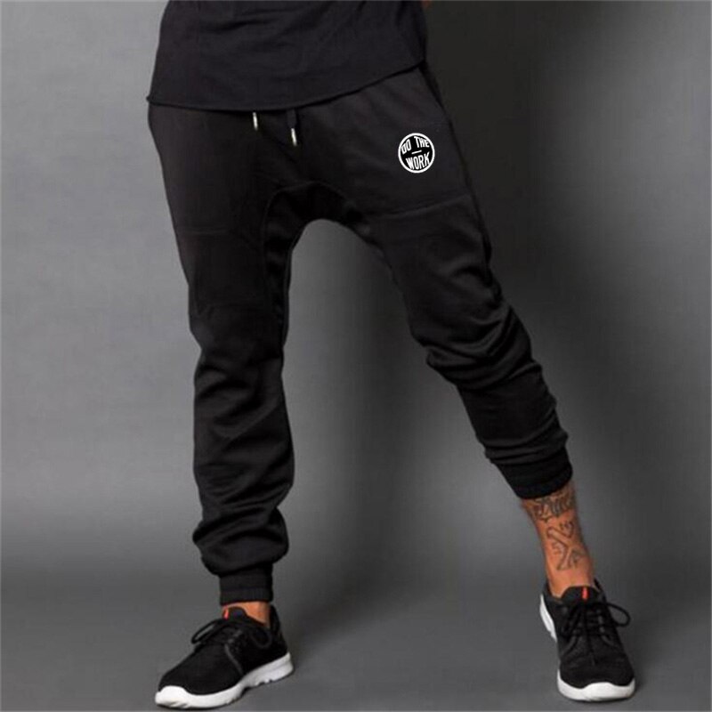 Mode Trainingspak Bodems Heren Sportscholen Broek Joggingbroek Broek Calca Masculina Pantalon Homme Heren Joggers Broek: XL / black