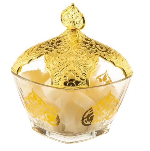 Glas Suiker Kom 2 Stuks Woonkamer Kantoor Home Decor Moderne Woonkamer Creatieve Vorm Snack Opbergdoos Kom Delight boog