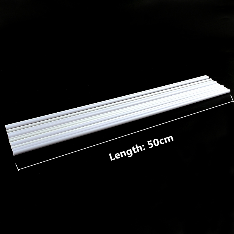 Tubo redondo ABS, tubo hueco de plástico de diámetro 2mm/3mm/4mm/5mm/6mm/8mm/10mm/12mm, Material de mesa de arena hecho a mano, modelo de construcción
