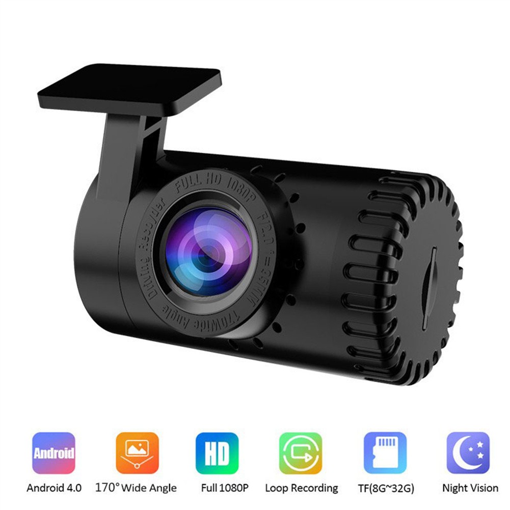 1pc 1080P HD ADAS Dash Cam Car DVR Camera 120° Wide Angle Video Recorder Rotating High-definition Driving Navigation Recorder