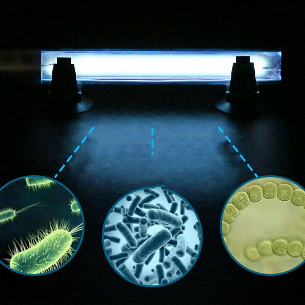 Aquarium Uv Verlichting Aquarium Sterilisator Uv Lamp Desinfectie Waterzuiveraar 5 W/7 W/9 W/ 11 W/13 W Uv Lamp Sterilisator Aquarium Verlichting