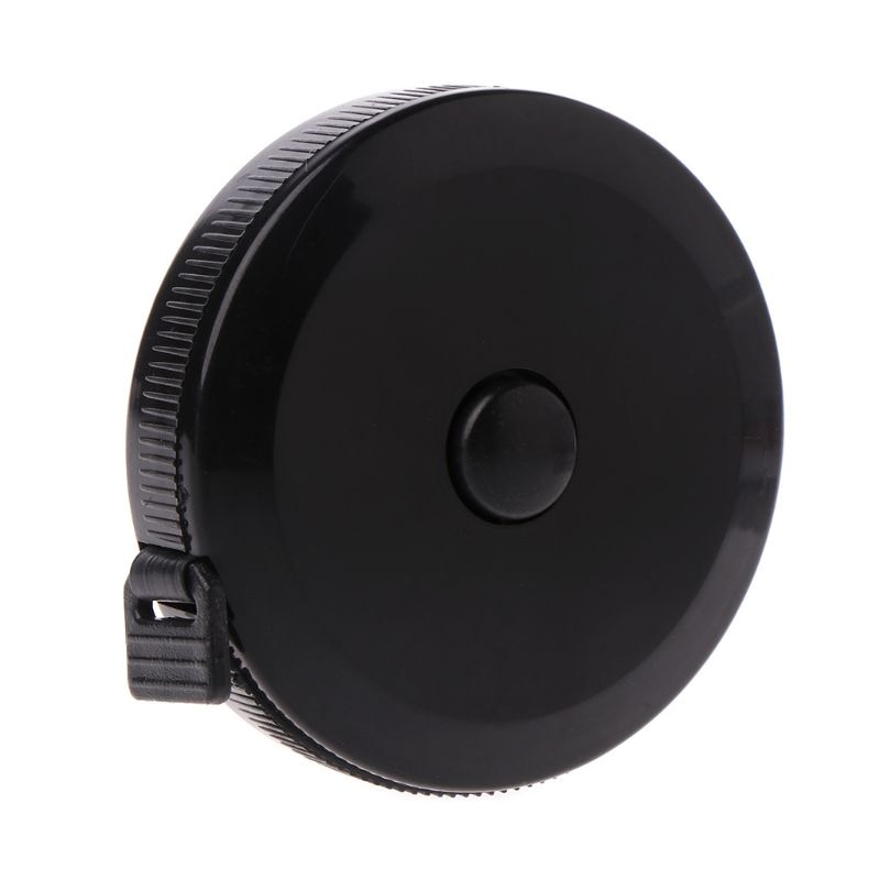 1.5 M/60 Inch Zwarte Tape Maatregelen Dubbelzijdige Intrekbare Tools Automatische Abs Flexibele Mini Naaien Meetlint