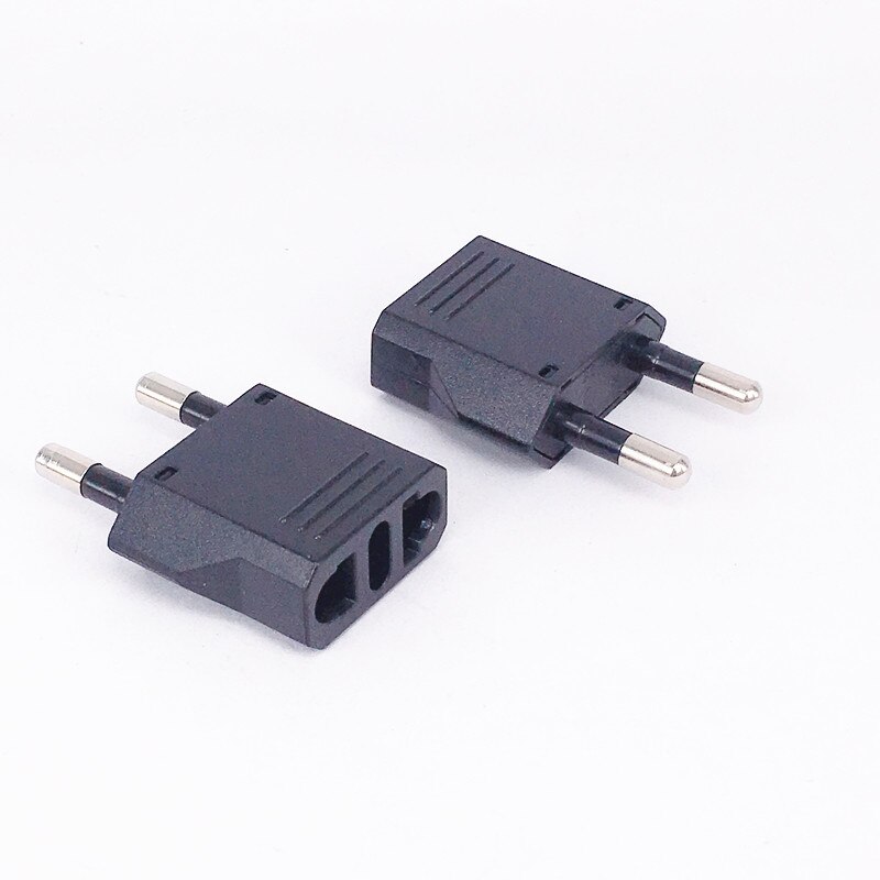 10 stk eu kr stik rejseadapter amerikansk cn us til eu kr euro europæisk strømadapter elektrisk stik konverter stikkontakter