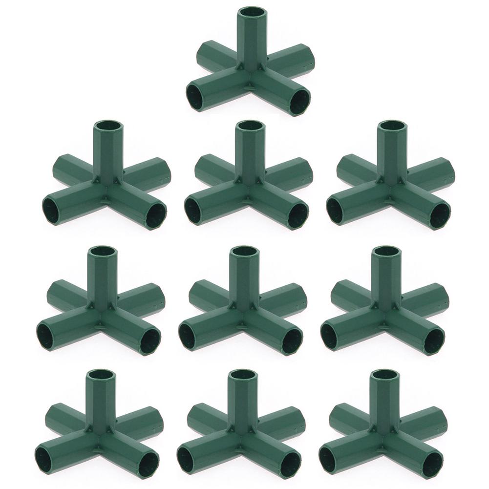 10 Pcs 16MM PVC Fitting 5 Types Stable Support Heavy Duty Greenhouse Frame Building Connecto Greenhouse Frame Connector: C