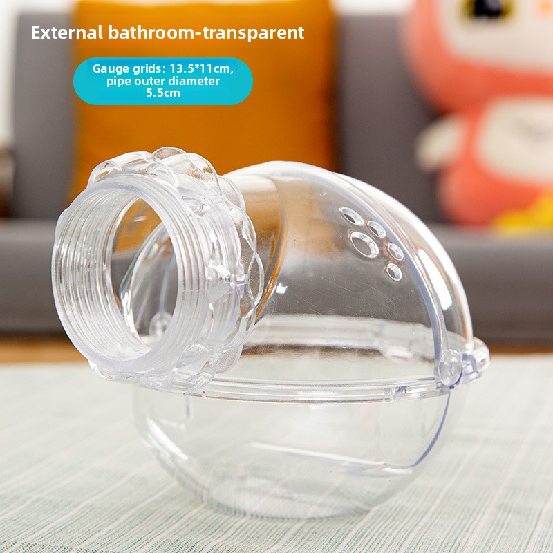 Hamsterbur tunnelrör gör-det-själv modulära anslutningsrör husdjur livsmiljö landskap motion löpning tillbehör тунель для хомяка: Armégrön