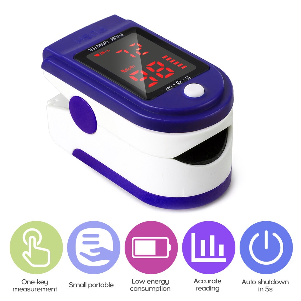 Digital Fingertip Pulse Oximeter OLED Display Blood Oxygen Sensor Measurement Meter for Home Sports De Dedo Oximeter