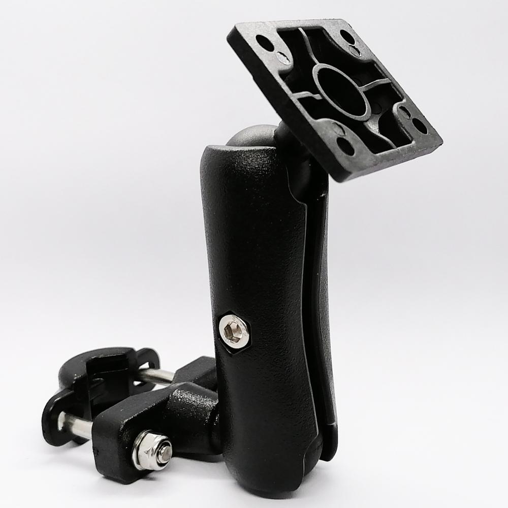 Handlebar Mount with Industrial Standard AMPs Hole Pattern 95MM Double Socket Arm