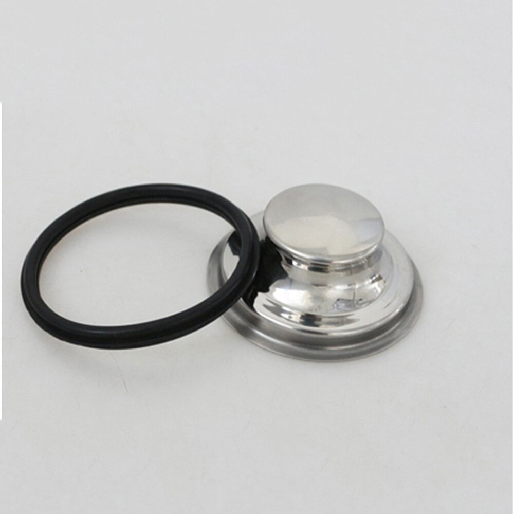 Badkamer Afval Ontdoener Rvs Cover Plug Water Afsluitdeksel Sink Plug Vervanging Afval Voedsel Ontdoener Accessoires (85