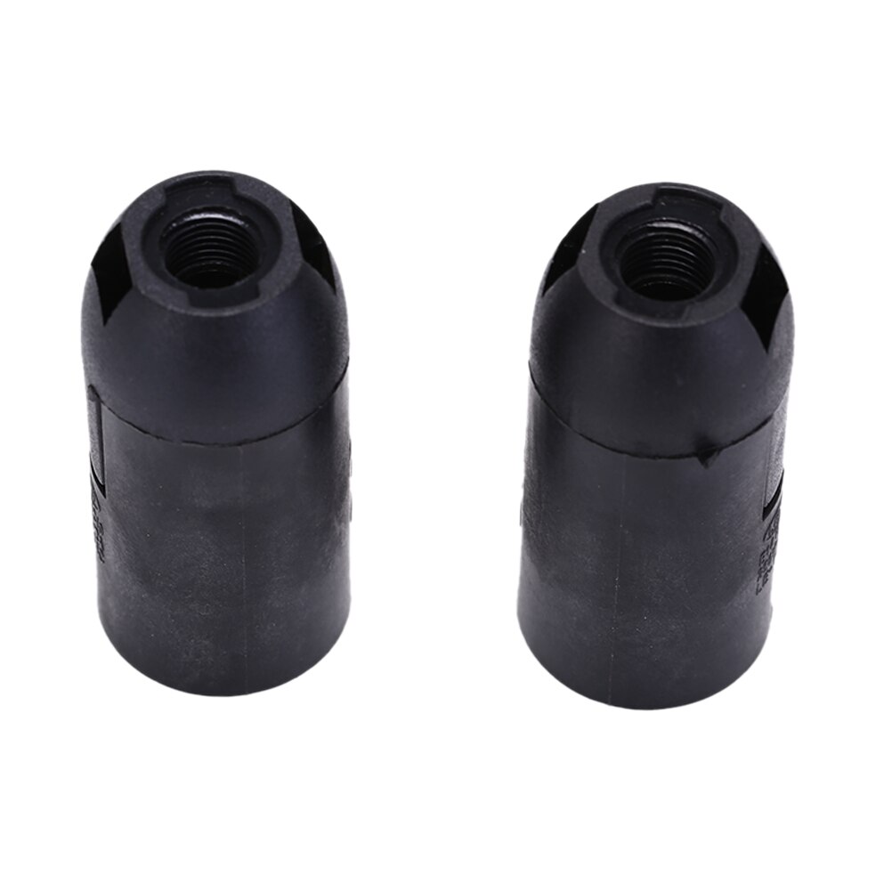 2PCS 250V 2A E14 Light Bulb Lamp Holder Holder Accessori Lamp Socket Luminaire Lampholder Flexible Lighting Accessories 56*26mm: black
