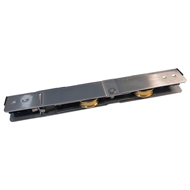 156*13*20mm Sliding Door Plastic Steel Window Pulley Aluminum Alloy Roller Muted Brass Wheel Household Hardware Part
