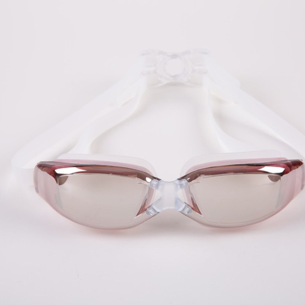 Siliconen High-Definition Zwembril Volwassen Bijziendheid Zwembril Waterdicht Anti-Fog Plating Zwembril Set