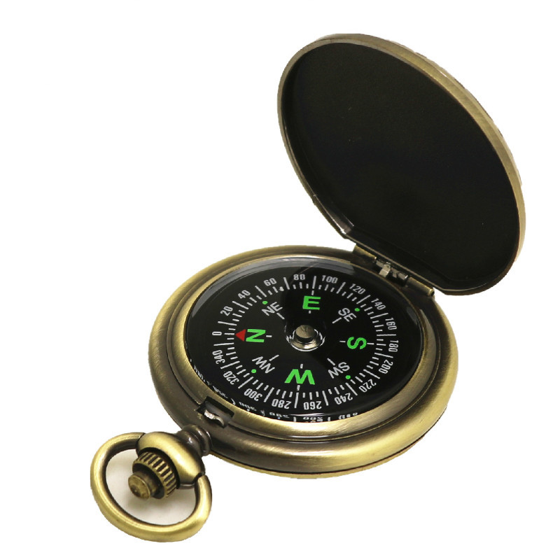Camping Hiking Pocket Portable Compass Navigation for Outdoor Activities Watch Pocket Compass