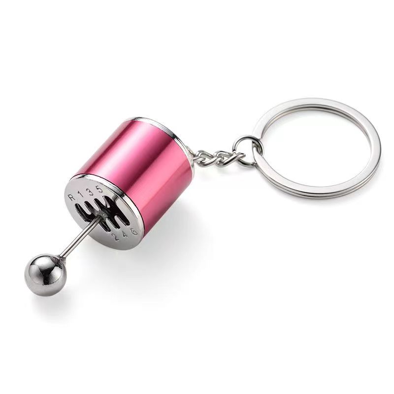 Mini Turbo Turbolader Schlüsselanhänger Auto-Styling Schlüsselanhänger Getriebe Getriebe Anhänger Schlüsselanhänger Stock Knöpfe Schlüsselanhänger Schicht Metall zappeln Spielzeuge: verrotten