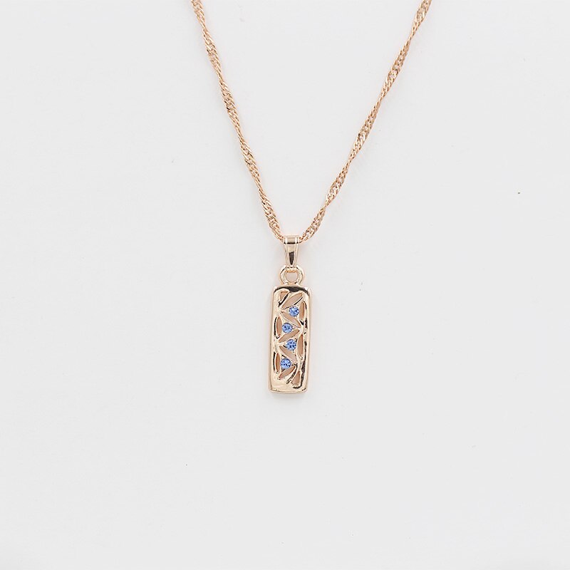 Rosa ouro cor em mudança pedra colar brincos anel conjunto de jóias noiva 585 colar de ouro brincos anel moda feminina férias