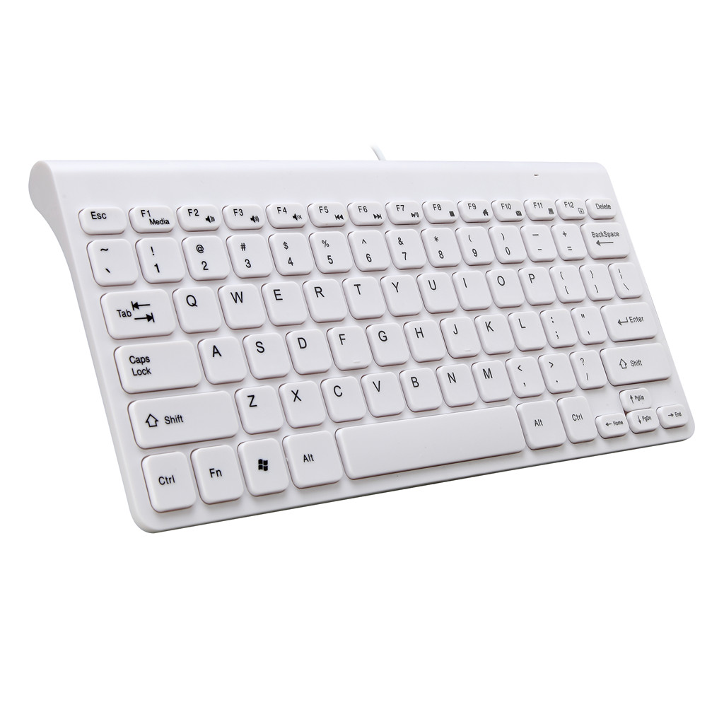 Universal 78 nøgler usb 2.0 kablet gaming tastatur og mus kombinationer hvide bærbare computere tilbehør til windows 98/ se /2000/7/8 mac os