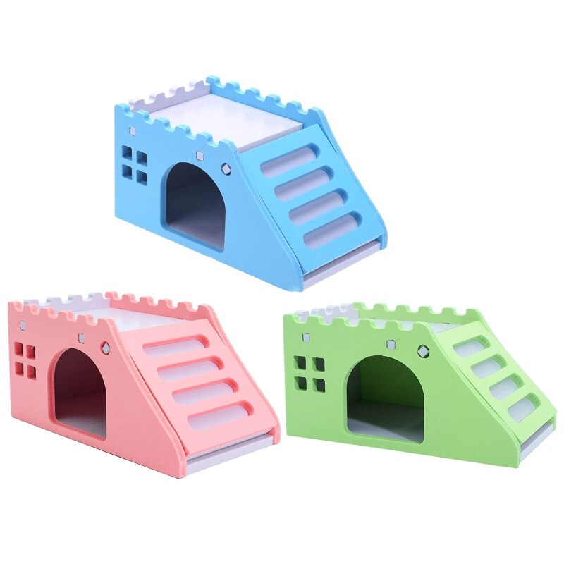 Hamster Climbing House Cute City Wall Shape Small ... – Vicedeal