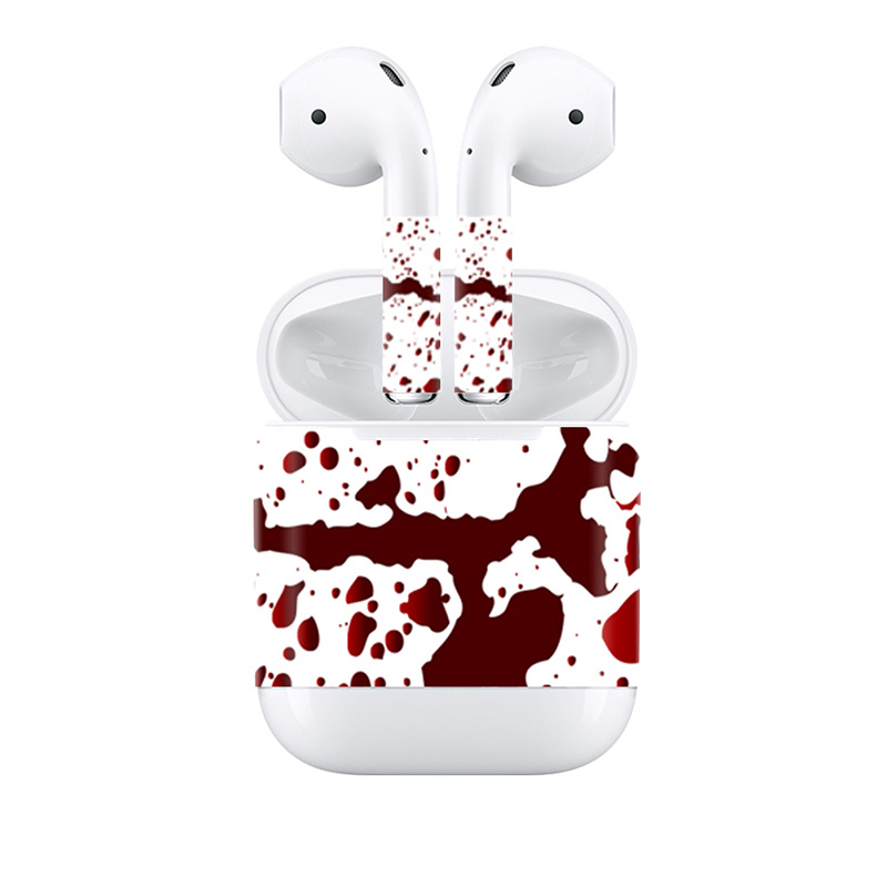 For Apple AirPods 2 Earphone Sticker Earbuds DIY Personality Decal Vinyl Camouflage Skin Wireless Charging Box Sticker: 920