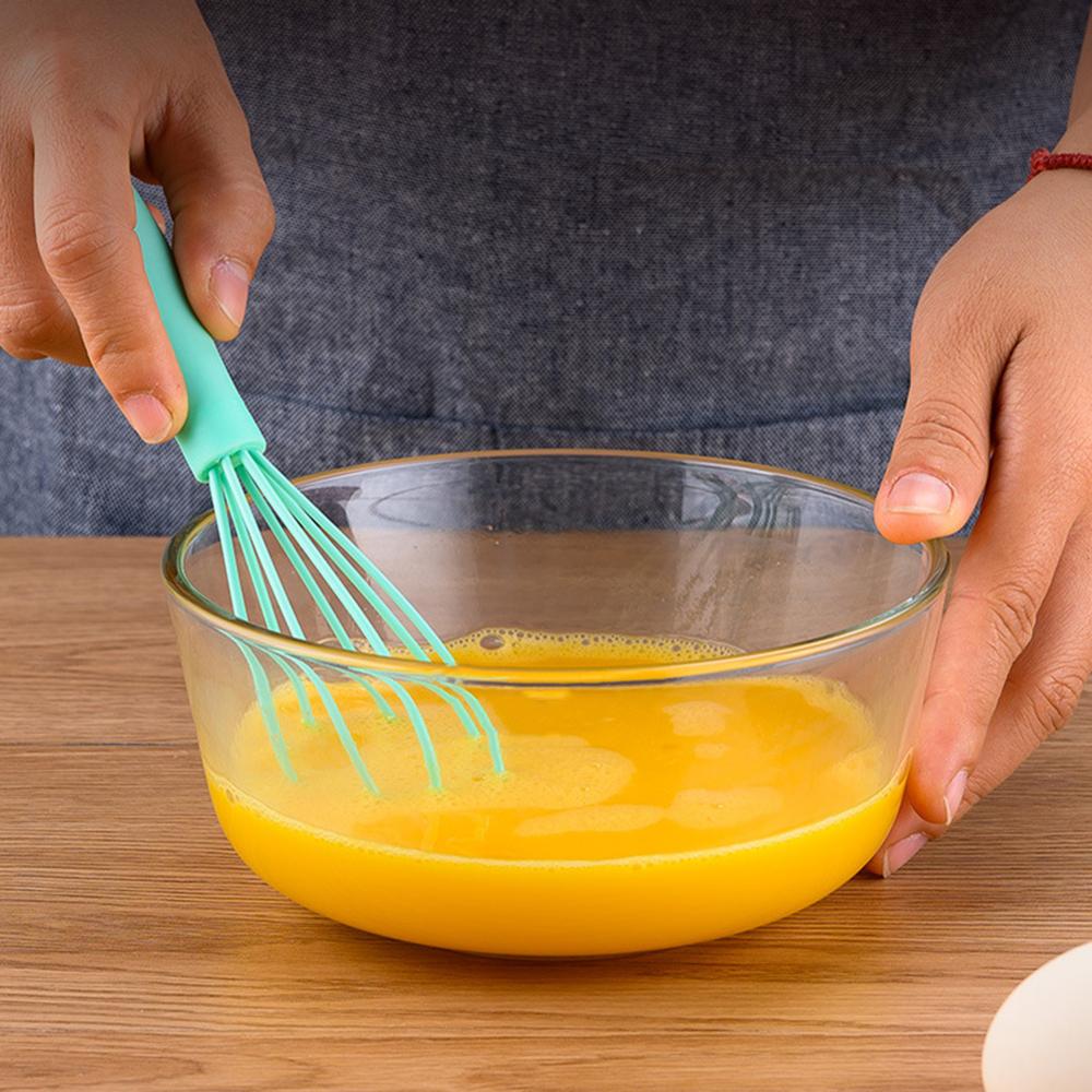 1pc Silicone Egg Whisk Manual Hand Mixer Self Egg Stirrer Milk Drink Coffee Whisk Mixer Kitchen Egg Tools