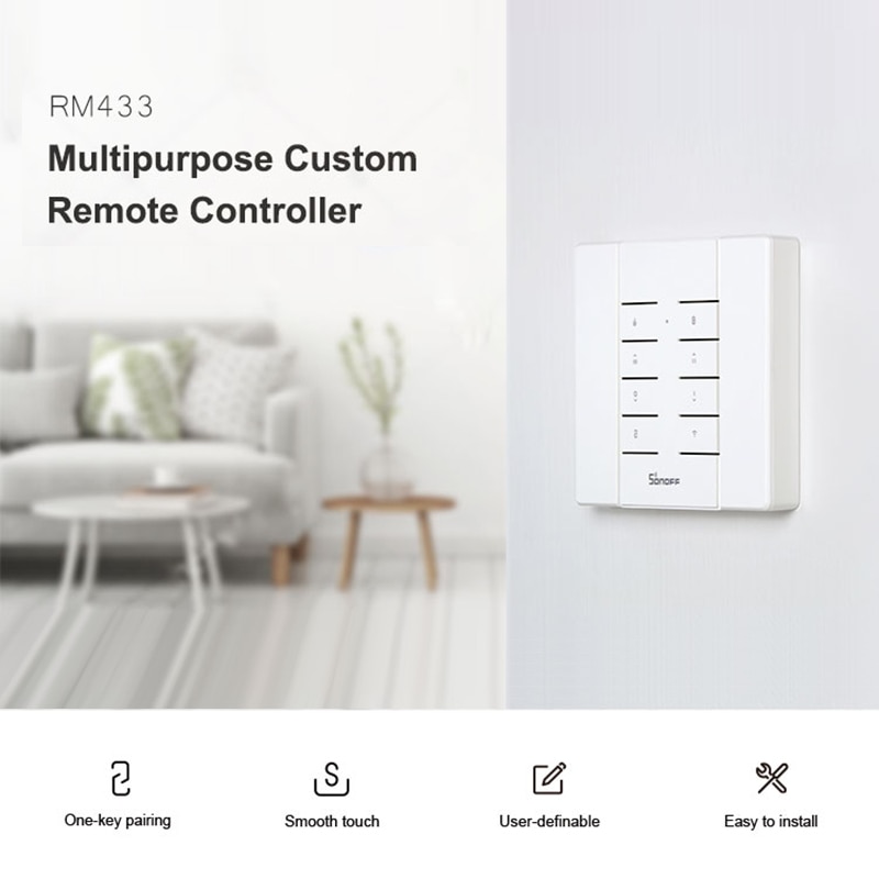 Sonoff ifan 03 smart home wi-fi loft ventilator og lys trådløse switch kontrol  rf 433 mhz smart home automation controller