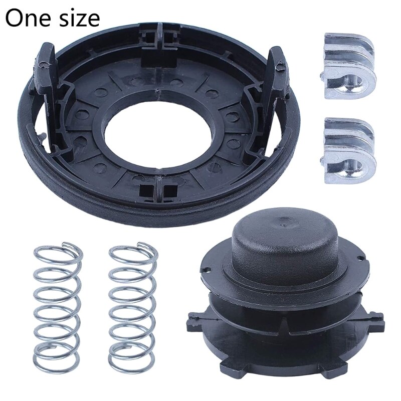 String Trimmer Replacement Parts Head Spool and Cover Cap 6pcs Kit for STIHL FS44 FS80 FS83 FS85 FS100 FS110 FS120 FS130 FS200 w