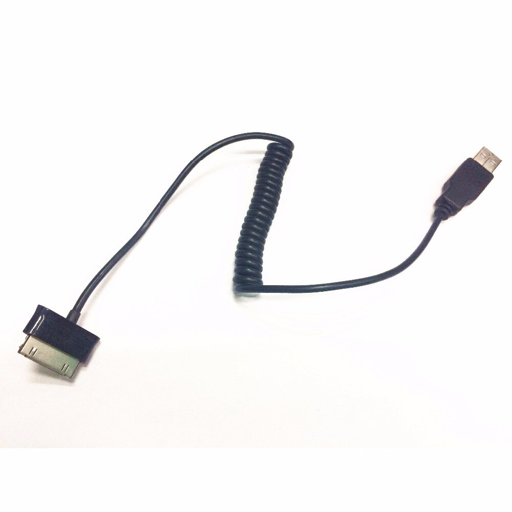 Cable de datos USB en espiral para tableta Samsung Tab 8,0, 7,0, 10,1, 8,9, Tab 2, P1000, p7510