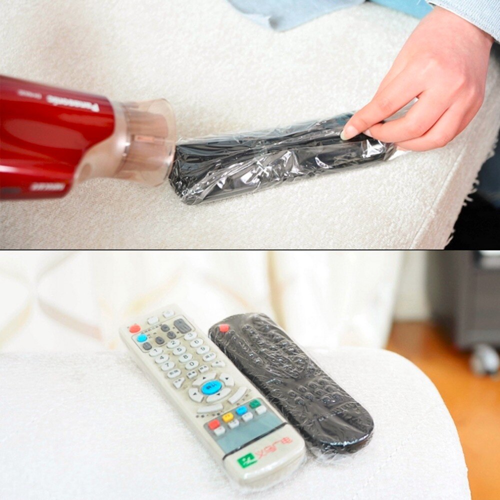 5 pcs PPC Heat Shrink Plastic Wrap Film TV Air-Conditioner Video Remote Control Screen Protect Cover Dust Proof Waterproof Film