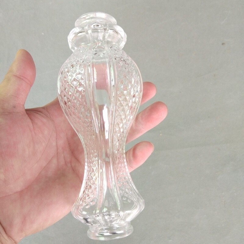 168 x 68mm klar lysekrone majsformet central søjle dekoreret vasefor krystal lysekrone