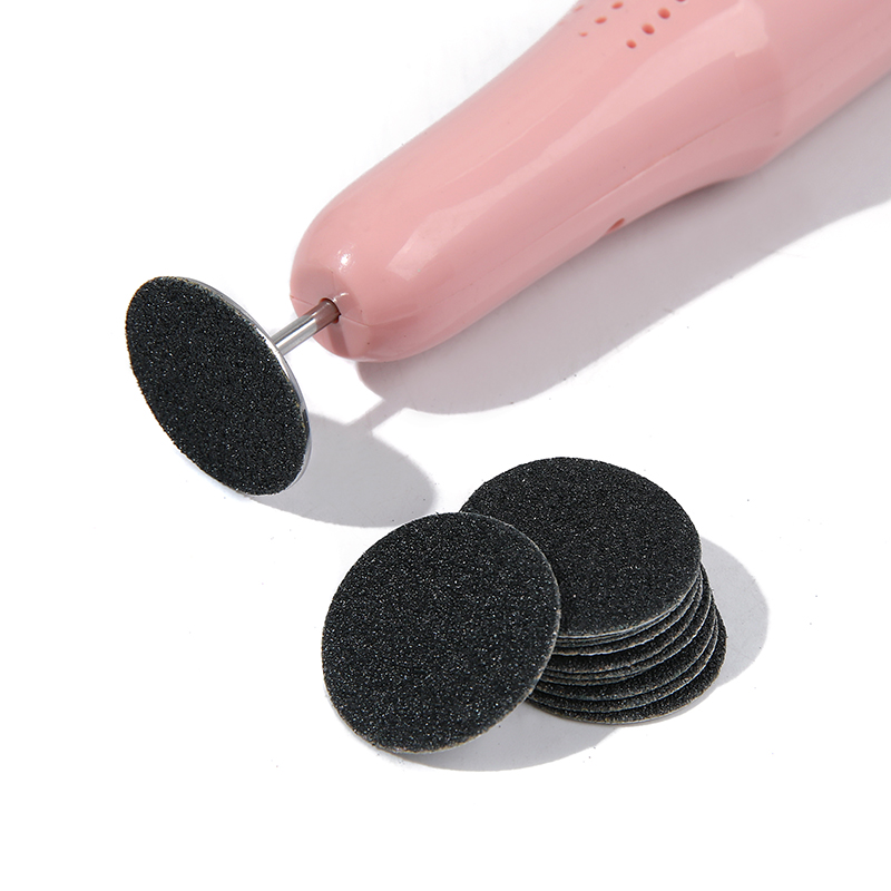 20/25/35mm Stainless Steel Nail Sanding Paper Disc for Foot Dead Skin Calluse Remove 3/32" Round Metal Disk Pedicure Accessories