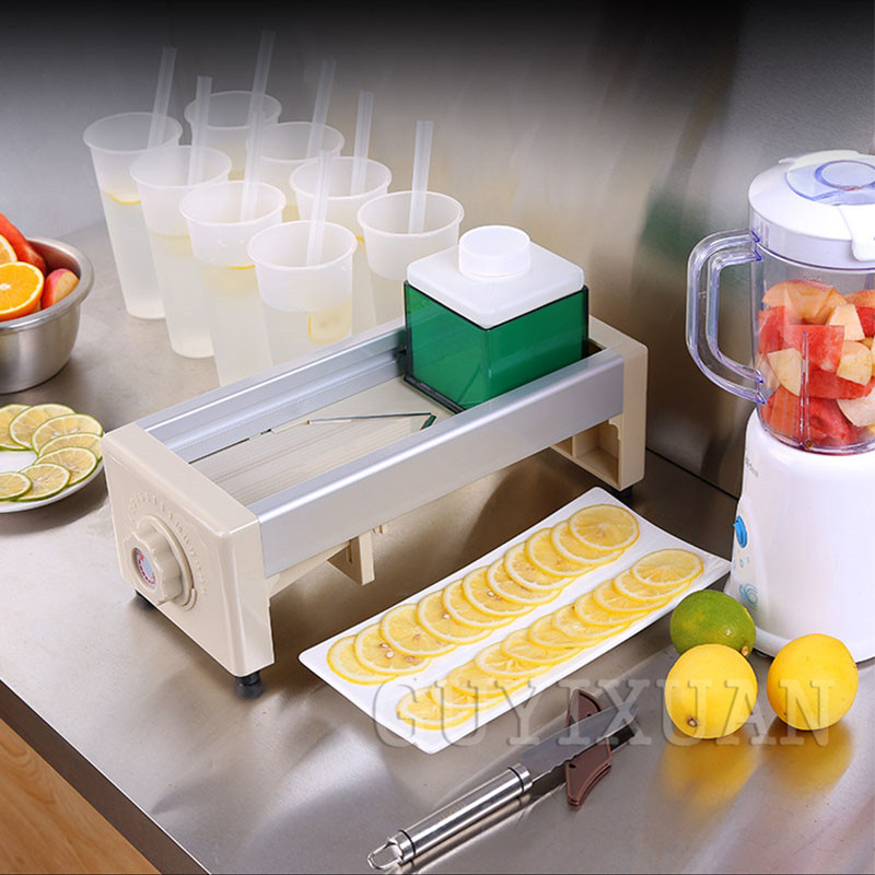 Lemon slicer commercial Stainless Steel Manual Fruit Vegetable Potato Home Use Orange Slicing Machine For Tea Shop Food Drying