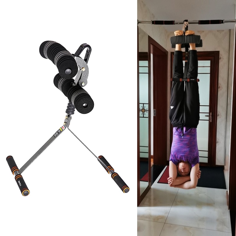Handstand maschine Professionelle ÜSpund Hängen Haken Umkehrung Fuß Schnalle Fitness Ausrügestochen Für Heimat Umkehrung Gerät Ausbildung