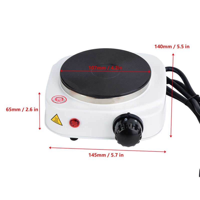 500W Mini Electric Plate Stove Countertop Practical Hotplate Heating Furnaces Kitchen Cooking Hotplate For Home