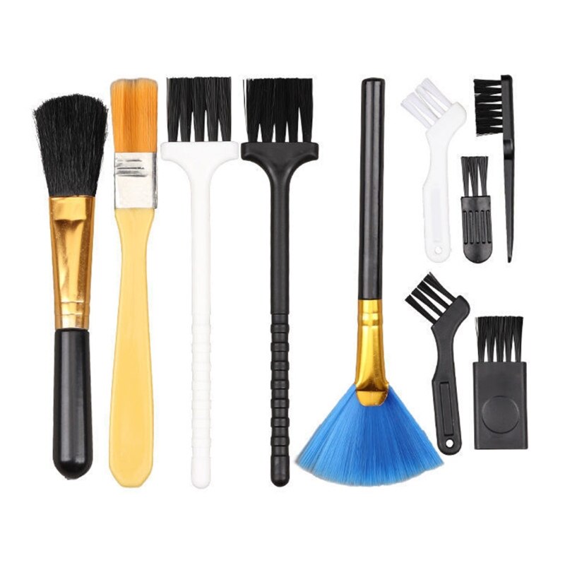 10Pieces Laptop Cleaning Brush Swipe Computer Brush for Laptops Keyboard Mobile Phones Cameras