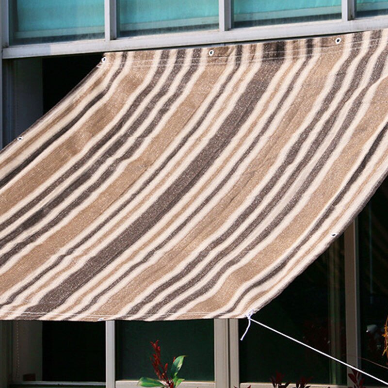 Gorące sprzedawane zasłona zaciemniająca anty-uv osłona przeciwsłoneczna okno 6-Szpilka siatka cieniująca balkon odcień izolacji cieplnej netto pokój słoneczny ogród akcesoria