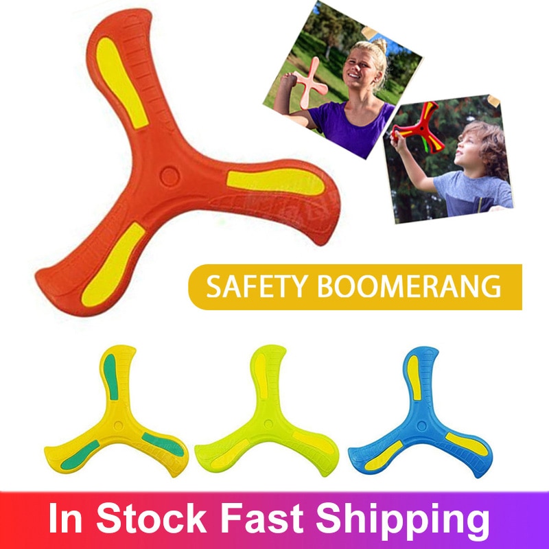 1pcs Boomerang Children's Toy Puzzle Decompression Outdoor Products Funny Interactive Family Throw Catch Kids Toys Sports