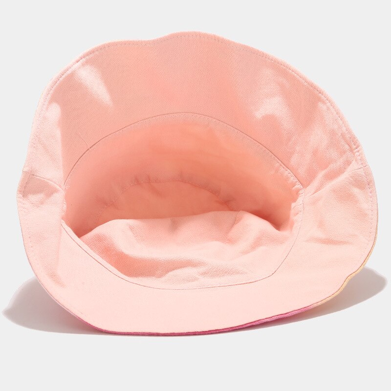 Multi-color tie dye buket hat for women Sun protection caps for ladies Girls floppy bucket Caps printing Hip Hop Hats
