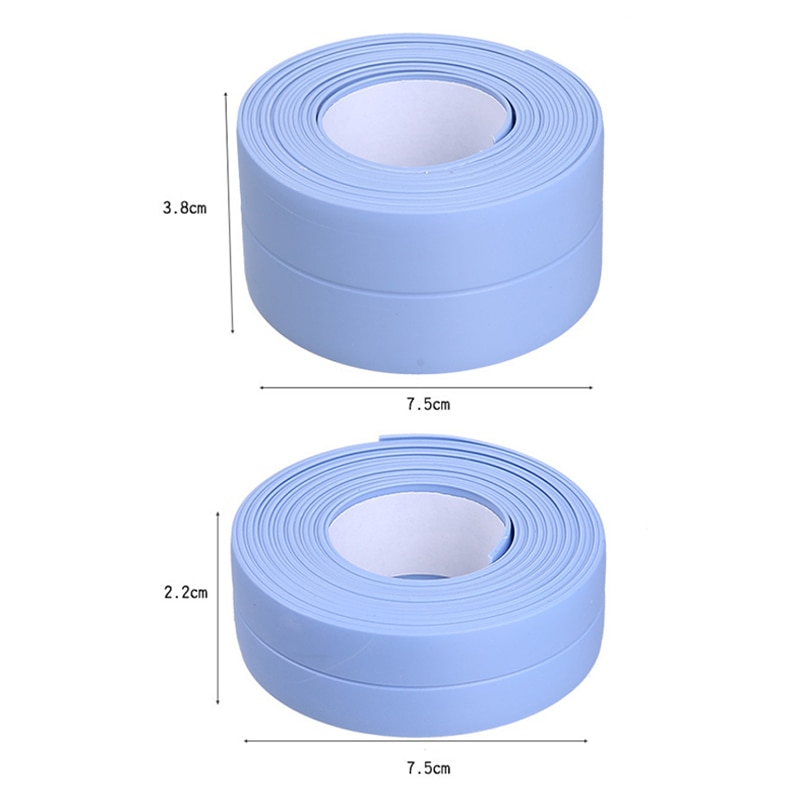 Style AcrylicTraceless Tape For Bathroom Kitchen Shower Sink Bathtub Seal Tape Caulk Strip Waterproof Sticker Sink Edge Tape