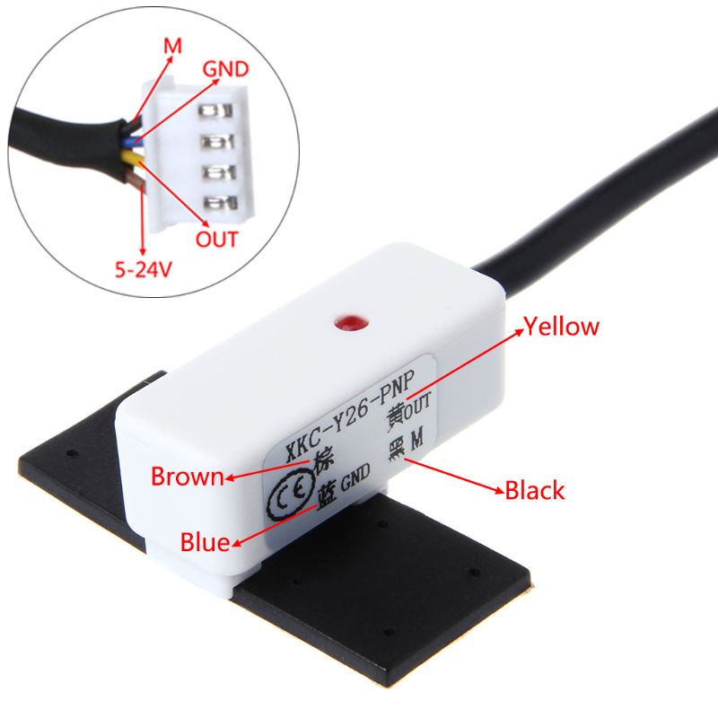 Non-contact Liquid Level Sensor Detector Pipe Water Level Controller Switch PNP
