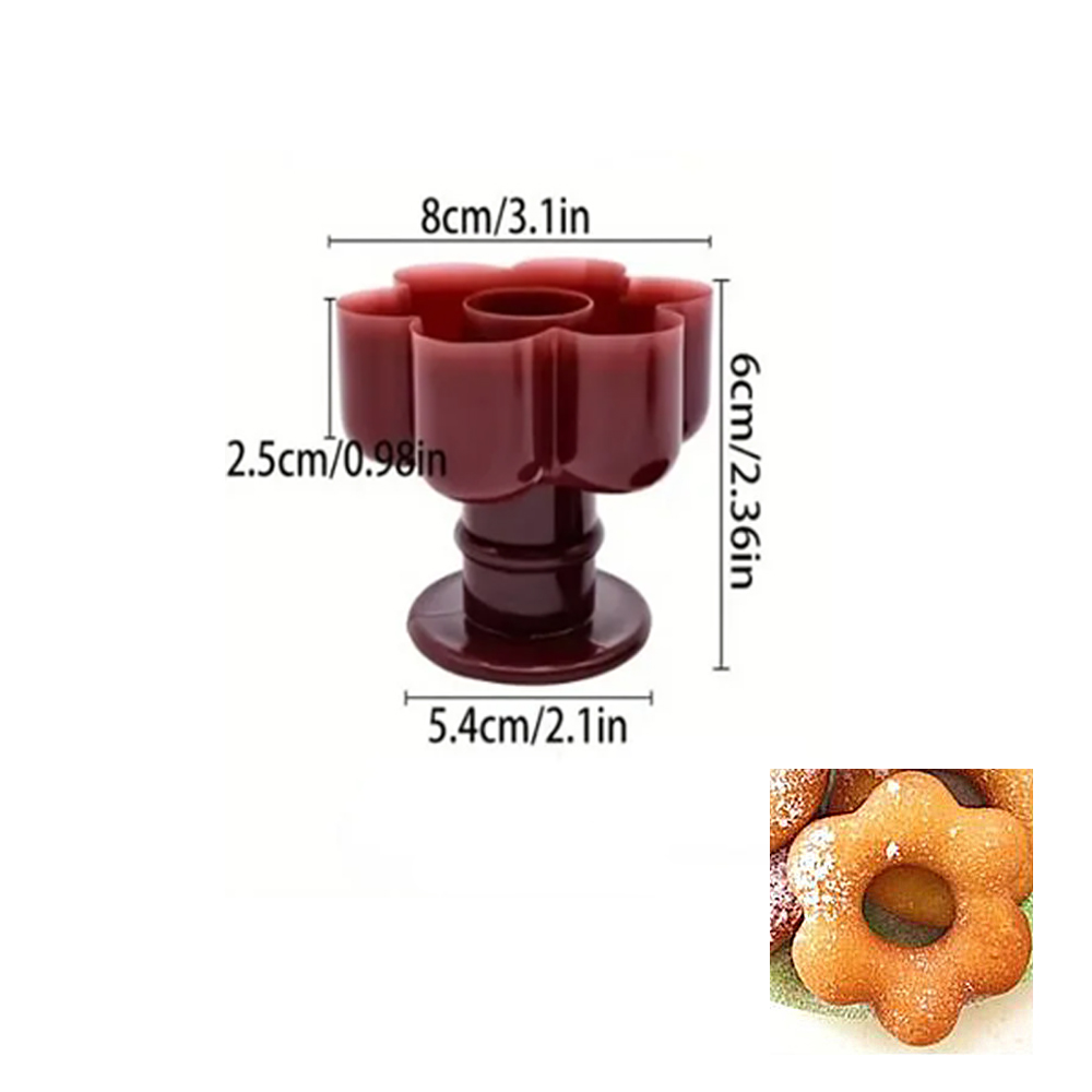 Diy Donut Mal Cutter Voedsel Desserts Broodsnijder Maker Cake Mal Koken Embossing Decoreren Gereedschap Keuken Bakaccessoires